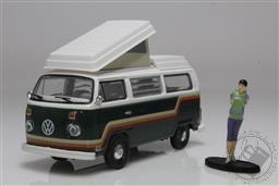 1970 Volkswagen Camper Van VW Westfalia Campmobile 1:64 Scale Diecast Model,Greenlight Collectibles 