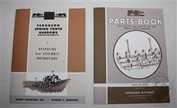 Ferguson K-BO-A21 K-BO-A31 Spring Tooth Harrow Owners Manual & Parts Book,Harry Ferguson Inc.