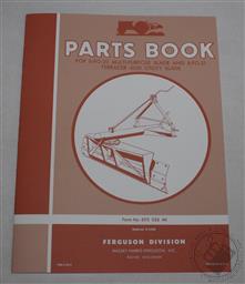 Ferguson B-FO-21 & 20 Multi-Purpose Grader Rear Blade, Terracer Parts Book/ List,Harry Ferguson Inc.