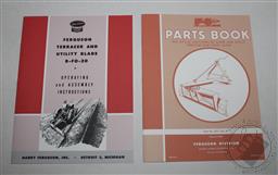 Ferguson B-FO-20 Terracer and Utility Blade Grader Operators Manual & Parts Book,Harry Ferguson Inc.