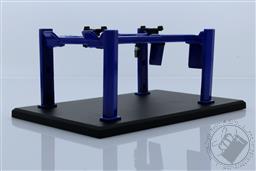Auto Body Shop - Four-Post Lifts Series 1 - Blue 1:64 Scale Diecast Model,Greenlight Collectibles 