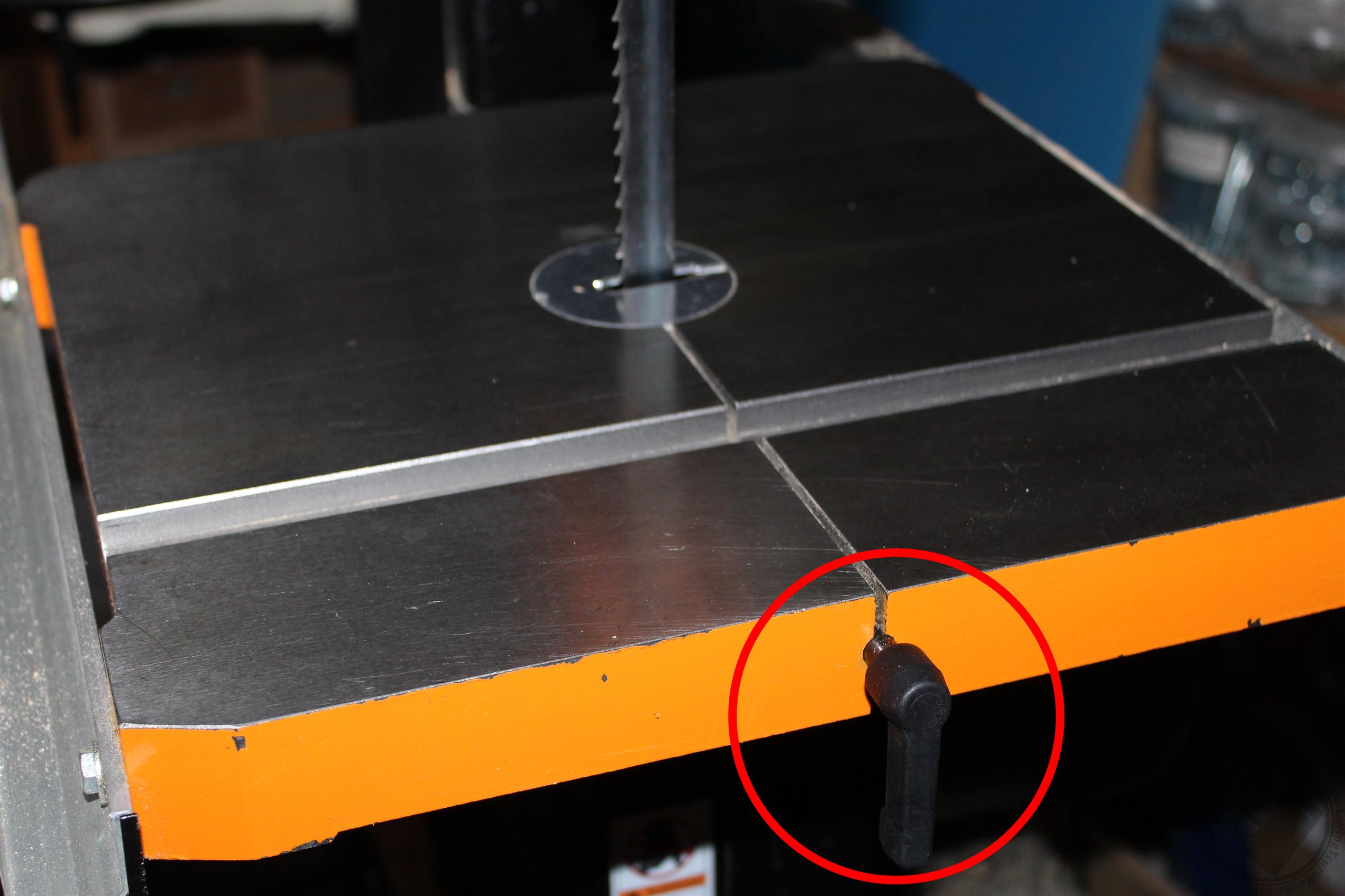 14" Bandsaw Table Alignment Taper Pin w/ Handle, Grizzly Delta Jet