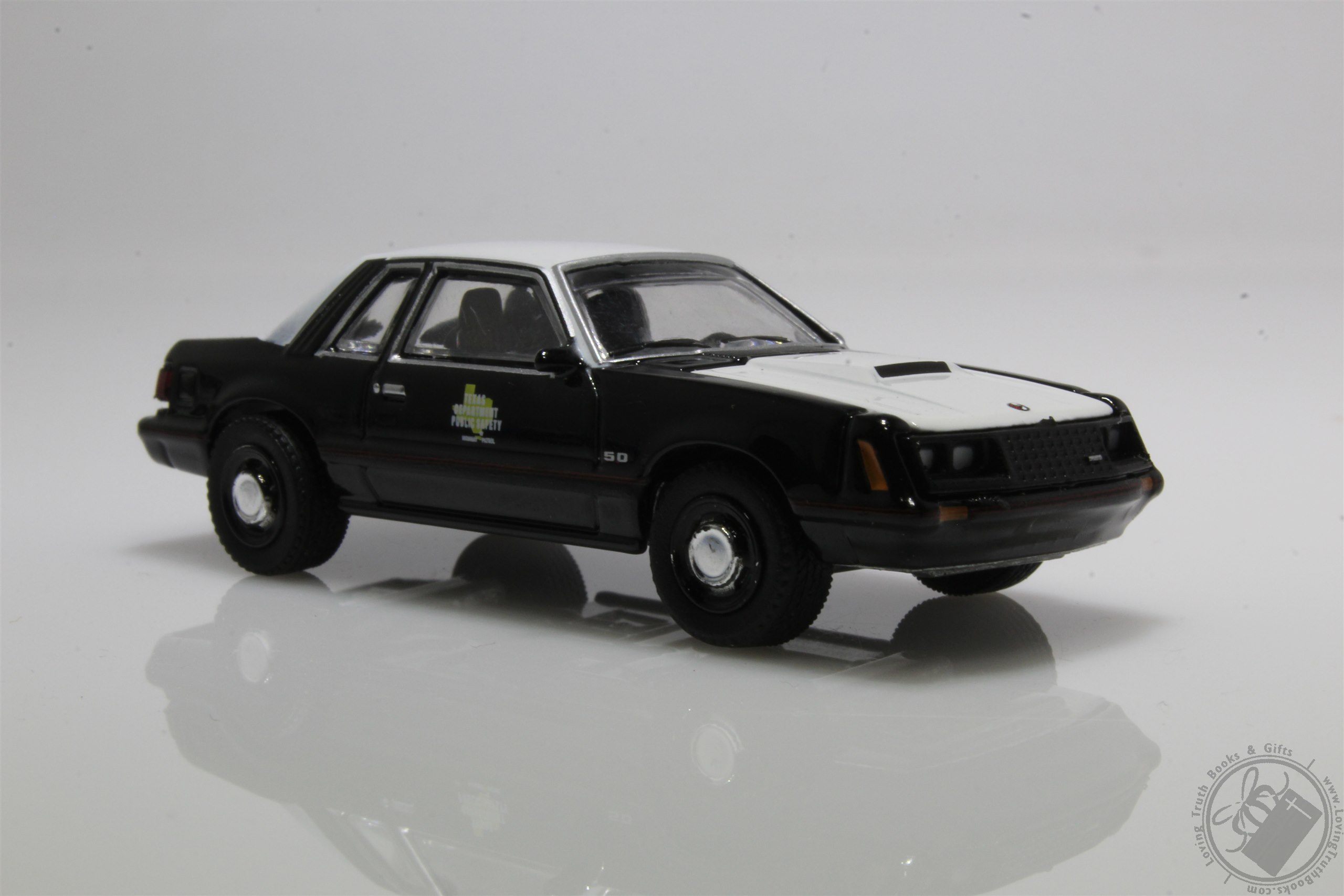 Greenlight 1/18 – Ford Mustang SSP 1982 – Police Texas – Miniature Occasion