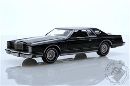 Auto World Premium - 2021 Release 4B -1977 Lincoln Continental Coupe Mark V - Gloss Black,Auto World