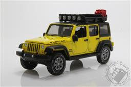 Auto World 1:64 Mijo Exclusive Custom 2018 Jeep Wrangler Rubicon Unlimited Yellow Roof Rack 3600 Yellow,Auto World