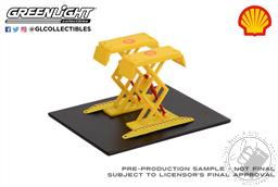 Auto Body Shop - Automotive Double Scissor Lifts Series 1 - Shell Oil,Greenlight Collectibles 