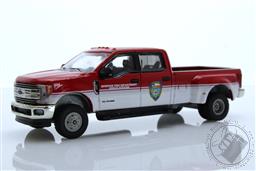 Dually Drivers Series 11 - 2019 Ford F-350 Dually - Houston Fire Department Public Affairs, Houston, Texas,Greenlight Collectibles 