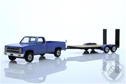 PREORDER Hitch & Tow Series 27 - Hitch & Tow Series 27 - 1981 Chevrolet C-20 Trailering Special with Flatbed Trailer (AVAILABLE JAN-FEB 2023),Greenlight Collectibles