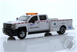 Dually Drivers Series 12 - 2018 Chevrolet Silverado 3500 Dually Service Bed - Florida Department of Transportation (FDOT) Road Ranger,Greenlight Collectibles