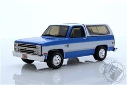PREORDER Barrett-Jackson 'Scottsdale Edition' Series 11 - 1984 Chevrolet K5 Blazer Custom (Lot #534) - Blue and White (AVAILABLE SEP-OCT 2022),Greenlight Collectibles