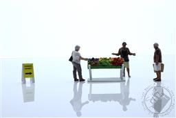 American Diorama 1:64 Farmer Market Figure Set – MiJo Exclusives,American Diorama