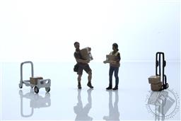 American Diorama 1:64 Courier Service Figure Set – MiJo Exclusives Limited 4,800 Pcs,American Diorama