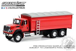 PREORDER S.D. Trucks Series 18 - 2022 International WorkStar Grain Truck with Canvas Cover - Red (AVAILABLE FEB-MAR 2023),Greenlight Collectibles