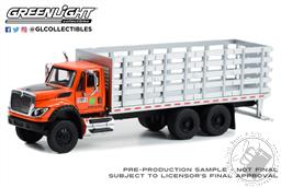 PREORDER S.D. Trucks Series 18 - 2017 International WorkStar Platform Stake Truck - New Jersey Turnpike Authority - Garden State Parkway Authority (AVAILABLE FEB-MAR 2023),Greenlight Collectibles