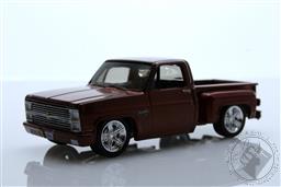 PREORDER 1983 Chevrolet Silverado Stepside - Lowered - in Tangerine Poly (AVAILABLE MAR-APR 2023),Auto World