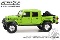 PREORDER Barrett-Jackson 'Scottsdale Edition' Series 12 - 2021 Jeep Gladiator “Hellephant” (Lot #1450.2) - Gekko Green with Black Interior (AVAILABLE MAY-JUN 2023),Greenlight Collectibles
