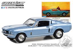 PREORDER Vintage Ad Cars Series 9 - 1967 Shelby GT500 “Order Your Mustang As Hot As You Like…Even Shelby Hot!” (AVAILABLE JUL-AUG 2023),Greenlight Collectibles