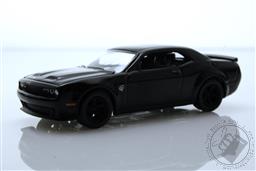 Auto World Premium - 2023 Release 3B - 2021 Dodge Challenger SRT Super Stock in Pitch Black,Auto World