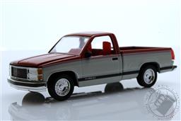 M2 Machines Auto-Thentics Release 75 - 1988 GMC Sierra 1500 Pickup Red / Silver,M2 Machines