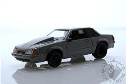 1993 Ford Mustang Foxbody Coupe With Hood Scoop – Destroyer Grey - LP Diecast Garage Exclusive Greenlight ,Greenlight Collectibles