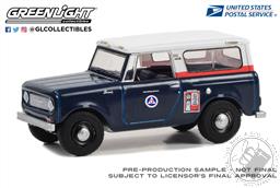 1967 Harvester Scout (Right Hand Drive) - United States Postal Service (USPS) (Hobby Exclusive) Preorder October 2023,Greenlight Collectibles