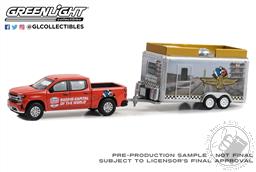 Hitch & Tow - 2023 Chevrolet Silverado and Indianapolis Motor Speedway Trailer (Hobby Exclusive) Preorder August 2023,Greenlight Collectibles