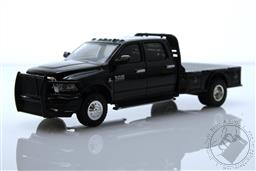 2017 Ram 3500 Flatbed Laramie - Black - LP Diecast Exclusive Greenlight 51517-A,Greenlight Collectibles