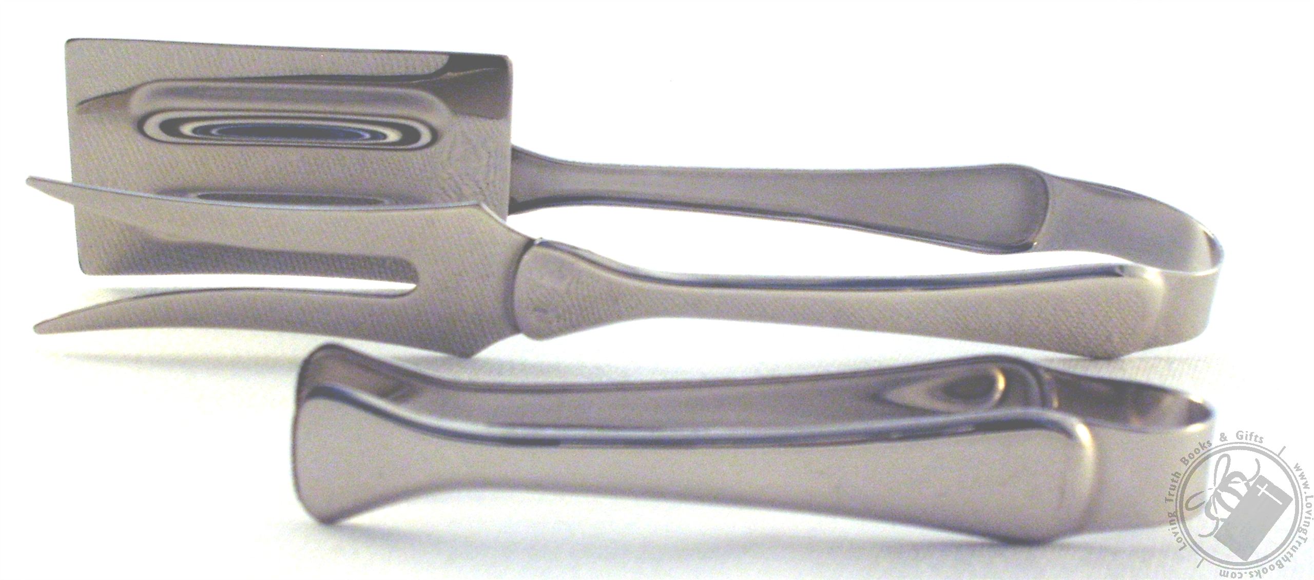 Set Old World Cuisine Stainless Steel Tongs Set (Serving Tongs 7.48
