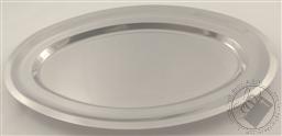 Old World Cuisine Large Oval Stainless Steel Serving Tray/ Platter 15.75  X 10.6 Inch,Old World Cuisine