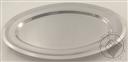 Old World Cuisine Large Oval Stainless Steel Serving Tray/ Platter 15.75  X 10.6 Inch,Old World Cuisine