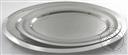 Sm & Med Stainless Steel Oval Tray Set,Old World Cuisine
