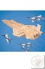 Puzzle - F-15 Fighter Plane,Puzzled Inc