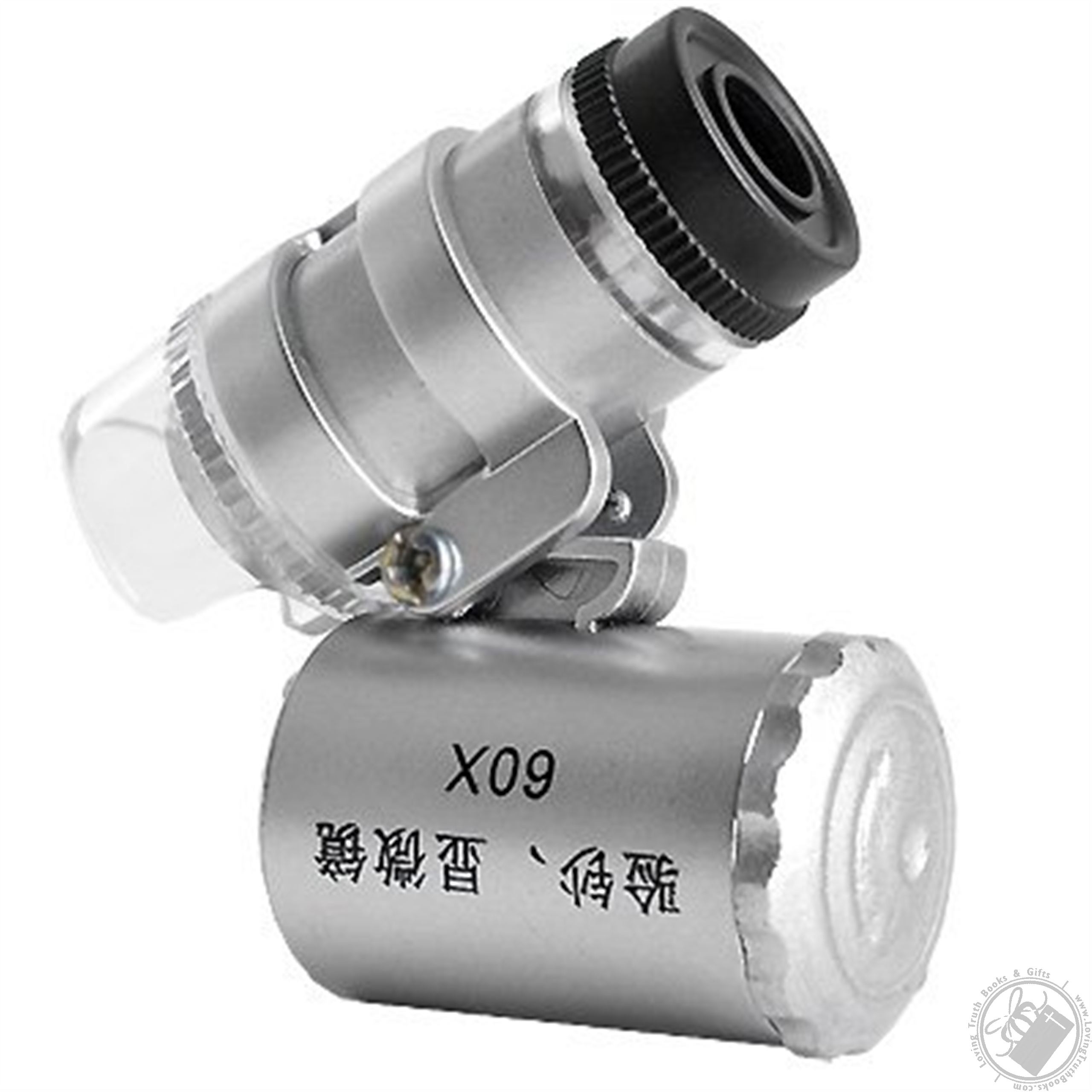 Mini Pocket 60X Microscope with 2 LED Light and Carry Pouch by MG ...