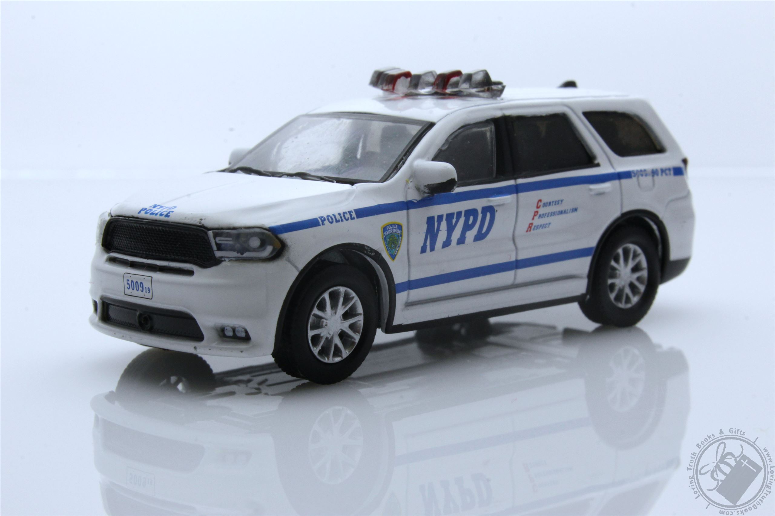 NYPD Dodge Durango Modellauto 1:64 - Greenlight Collectibles Polizei Modell
